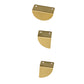 Brass Half Moon Cabinet Pulls and Drawer Handles