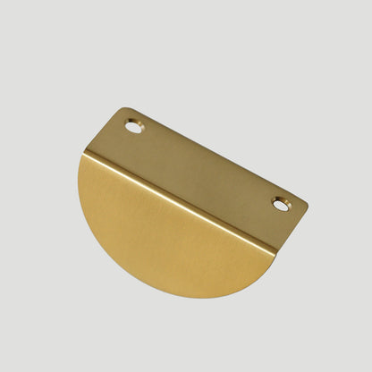 Brass Half Moon Cabinet Pulls and Drawer Handles