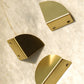 Brass Half Moon Cabinet Pulls and Drawer Handles