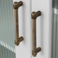 Solid Brass Vintage Round Bar Cabinet Pulls and T-Bar Knobs