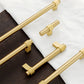 Solid Brass Vintage Round Bar Cabinet Pulls and T-Bar Knobs