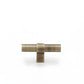 Solid Brass Vintage Round Bar Cabinet Pulls and T-Bar Knobs