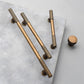Ribbed Stripe Cabinet Pulls, Drawer Handles and Knobs