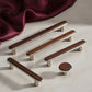 Walnut Wood Inlay Cabinet Handles and Knobs