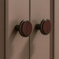 Walnut Wood Inlay Cabinet Handles and Knobs