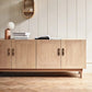 Wood Grain Cabinet Handles and Knobs with Metal Posts