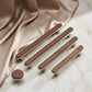 Walnut Wood Inlay Cabinet Handles and Knobs