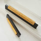 Modern Wood Cabinet Pulls with Black / Silver Metal Ends