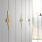 Pair of Modern Gold Cabinet Pulls for Dressers and Cabinets