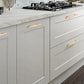 Knurled Round Bar Cabinet Handles and Knobs