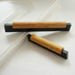 Modern Wood Cabinet Pulls with Black / Silver Metal Ends