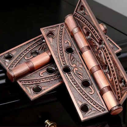 Marlowe Decorative Antique Bronze Door Hinges for Interior Doors
