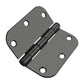 3.5 x 3.5'' Inch Satin Brass Door Hinges with 5/8'' Radius Corners