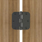 3.5 x 3.5'' Inch Satin Brass Door Hinges with 5/8'' Radius Corners