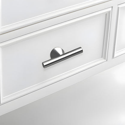 Brass Cabinet Pulls and T-Knobs with Cone Bases