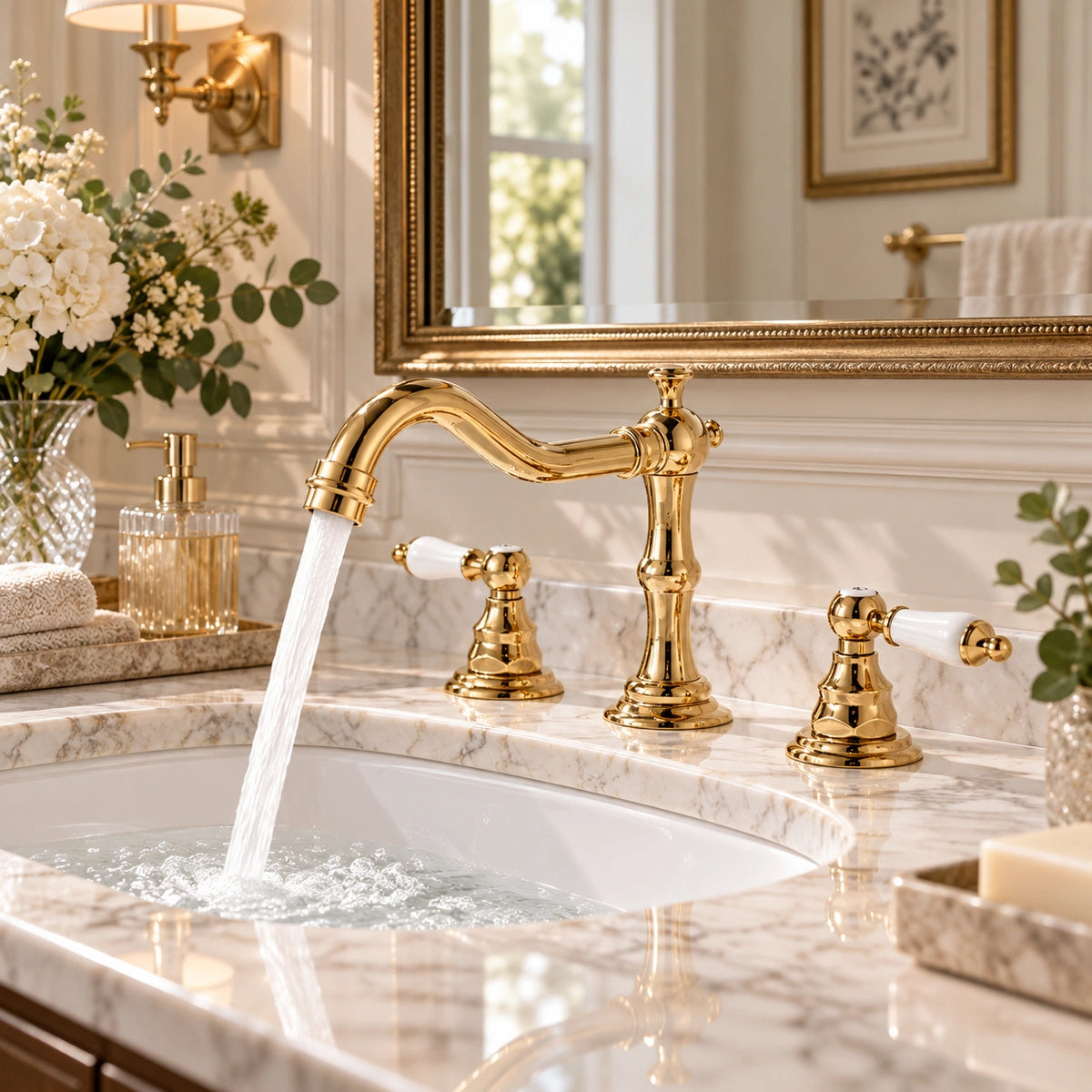 A CLASSIC FORMAT FOR 3-HOLE SINKS