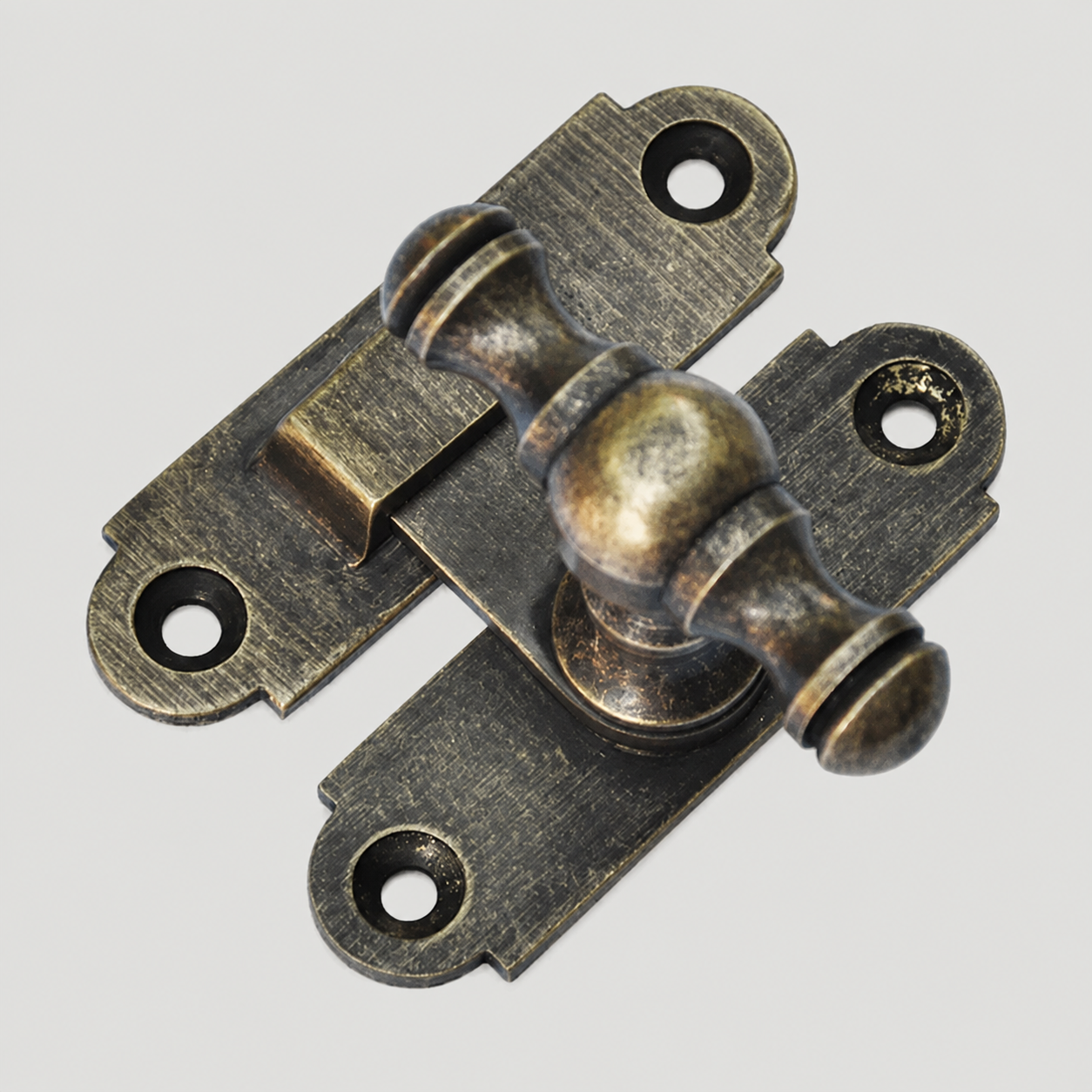 Merrick Turn Brass Cabinet Latch