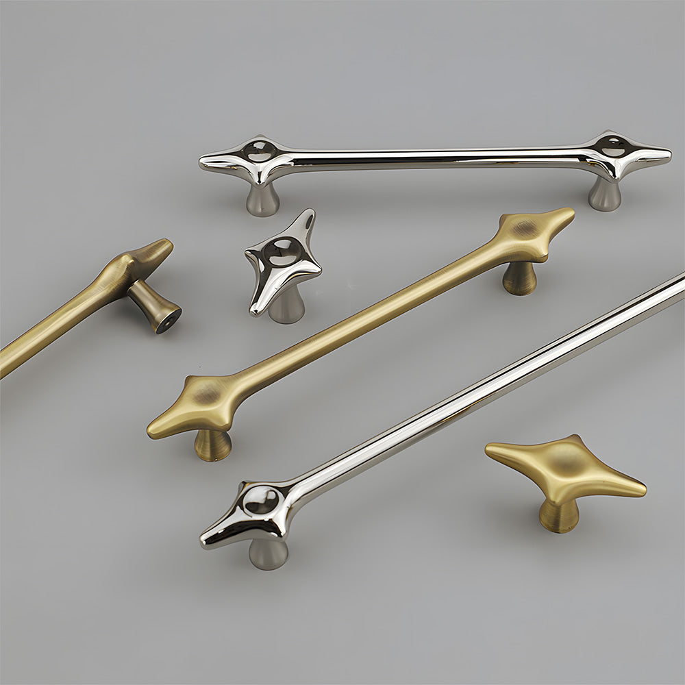 Mid-Century Starburst Cabinet Pulls and Knobs