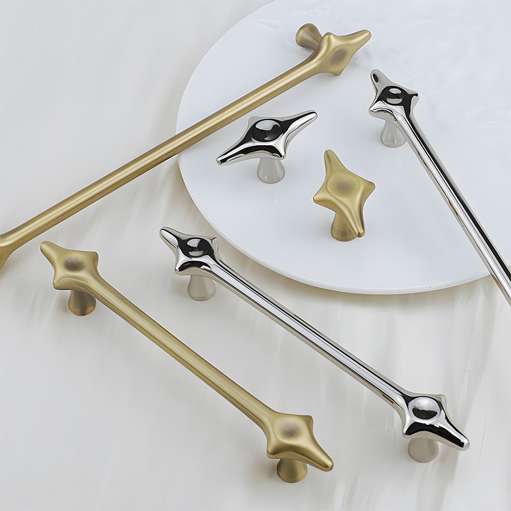 Mid-Century Starburst Cabinet Pulls and Knobs