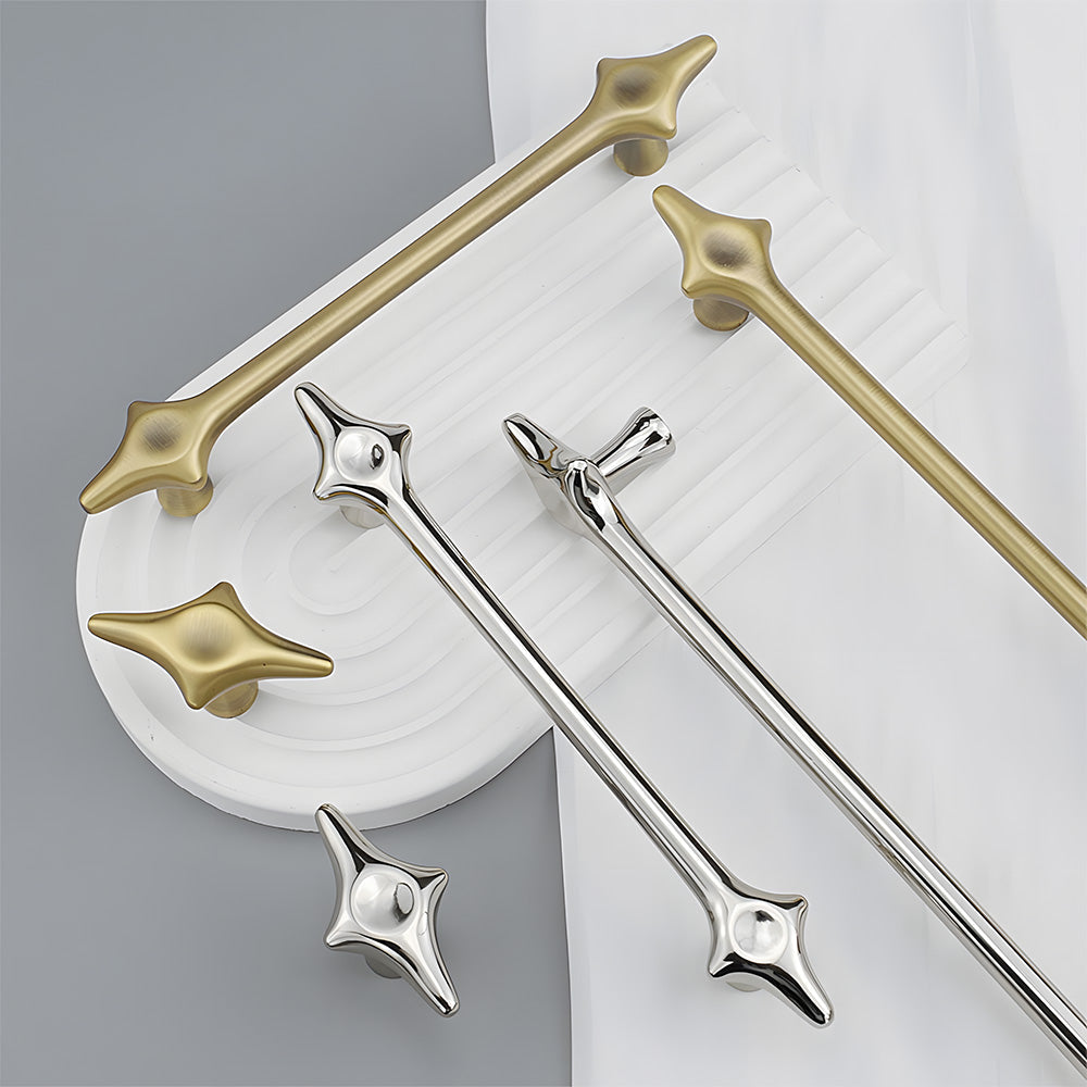 Mid-Century Starburst Cabinet Pulls and Knobs