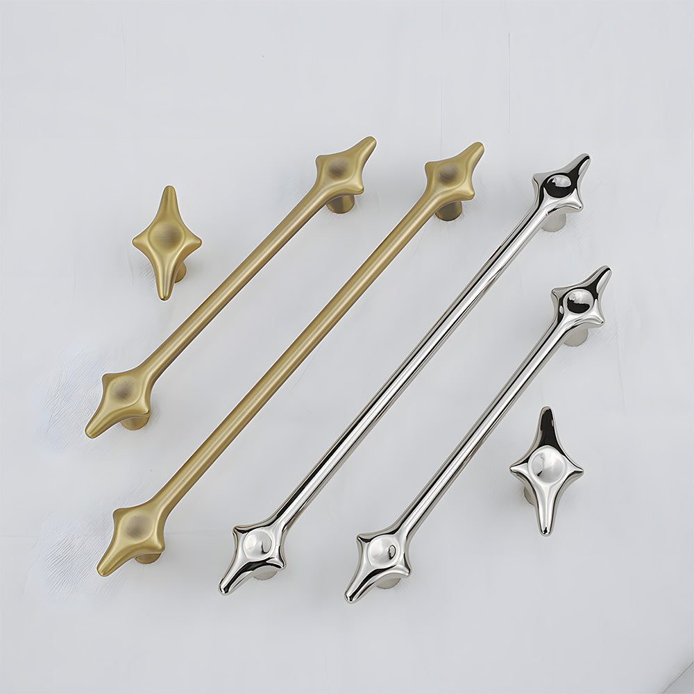 Mid-Century Starburst Cabinet Pulls and Knobs