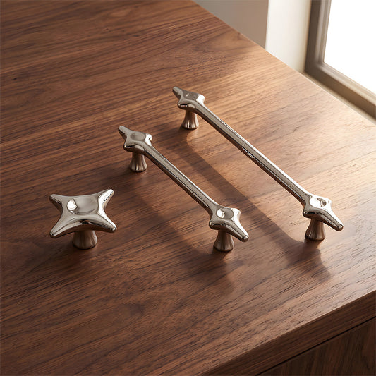 Mid-Century Starburst Cabinet Pulls and Knobs