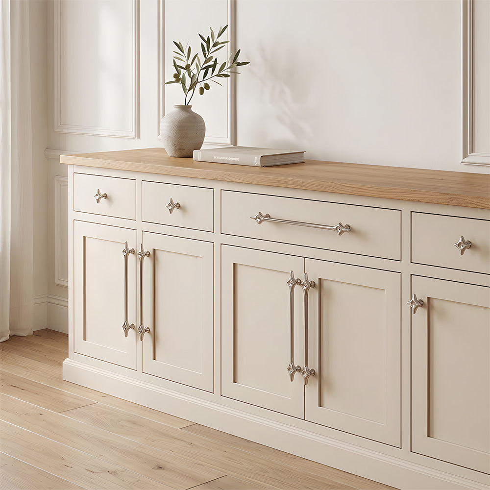 Mid-Century Starburst Cabinet Pulls and Knobs