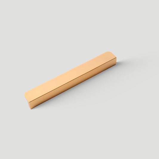 Minimalist Aluminum Cabinet Edge Pulls for Kitchens