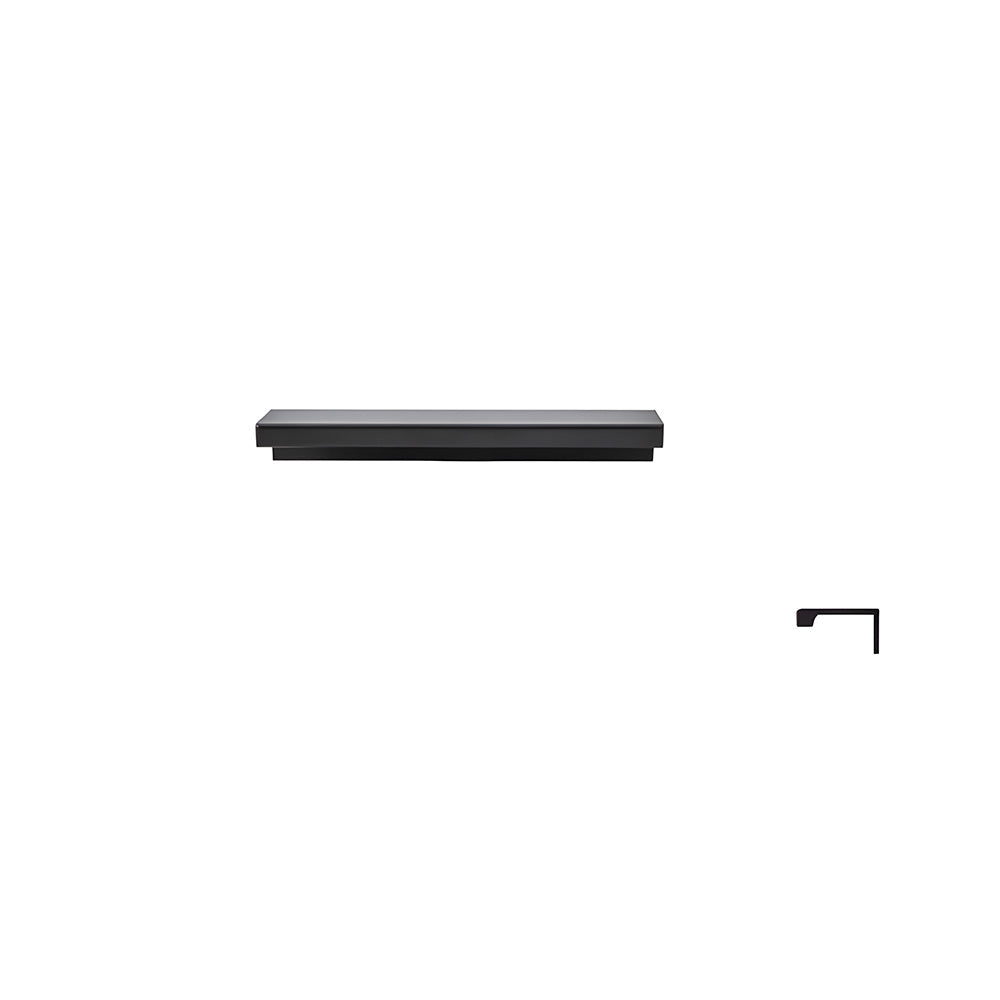 Long L-Profile Cabinet Edge Pulls for Wardrobe Doors