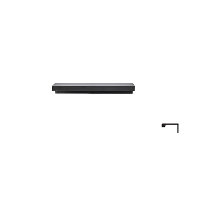Long L-Profile Cabinet Edge Pulls for Wardrobe Doors