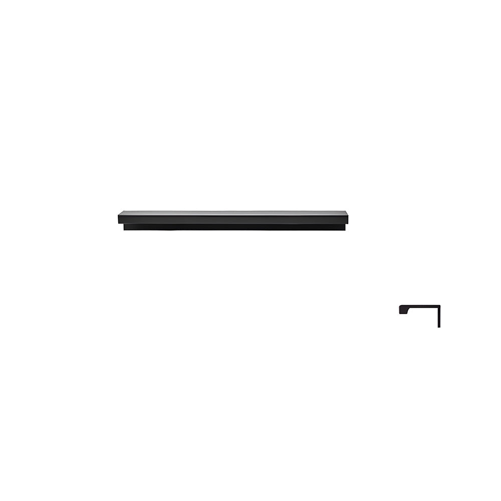 Long L-Profile Cabinet Edge Pulls for Wardrobe Doors
