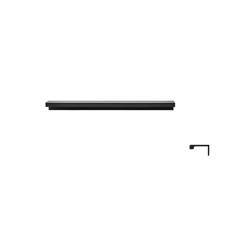 Long L-Profile Cabinet Edge Pulls for Wardrobe Doors