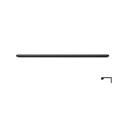 Long L-Profile Cabinet Edge Pulls for Wardrobe Doors