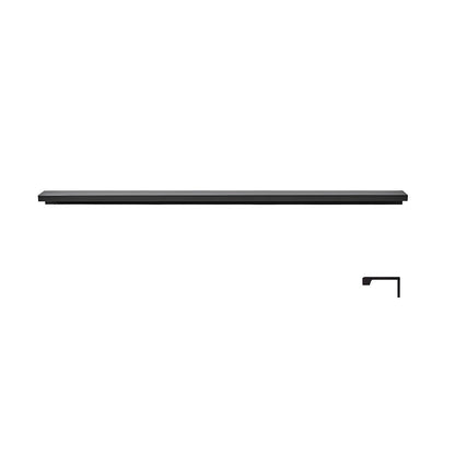 Long L-Profile Cabinet Edge Pulls for Wardrobe Doors