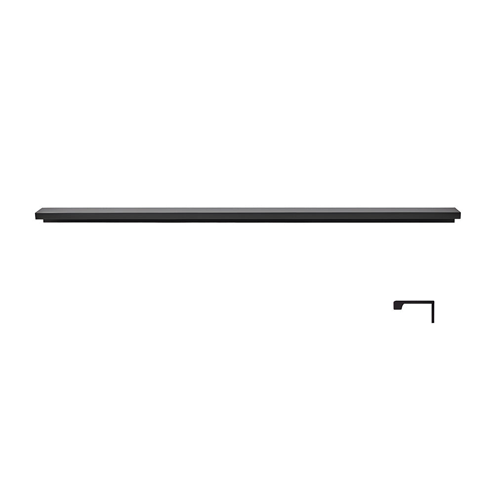 Long L-Profile Cabinet Edge Pulls for Wardrobe Doors