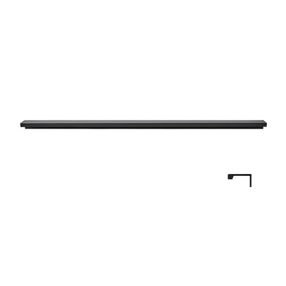 Long L-Profile Cabinet Edge Pulls for Wardrobe Doors