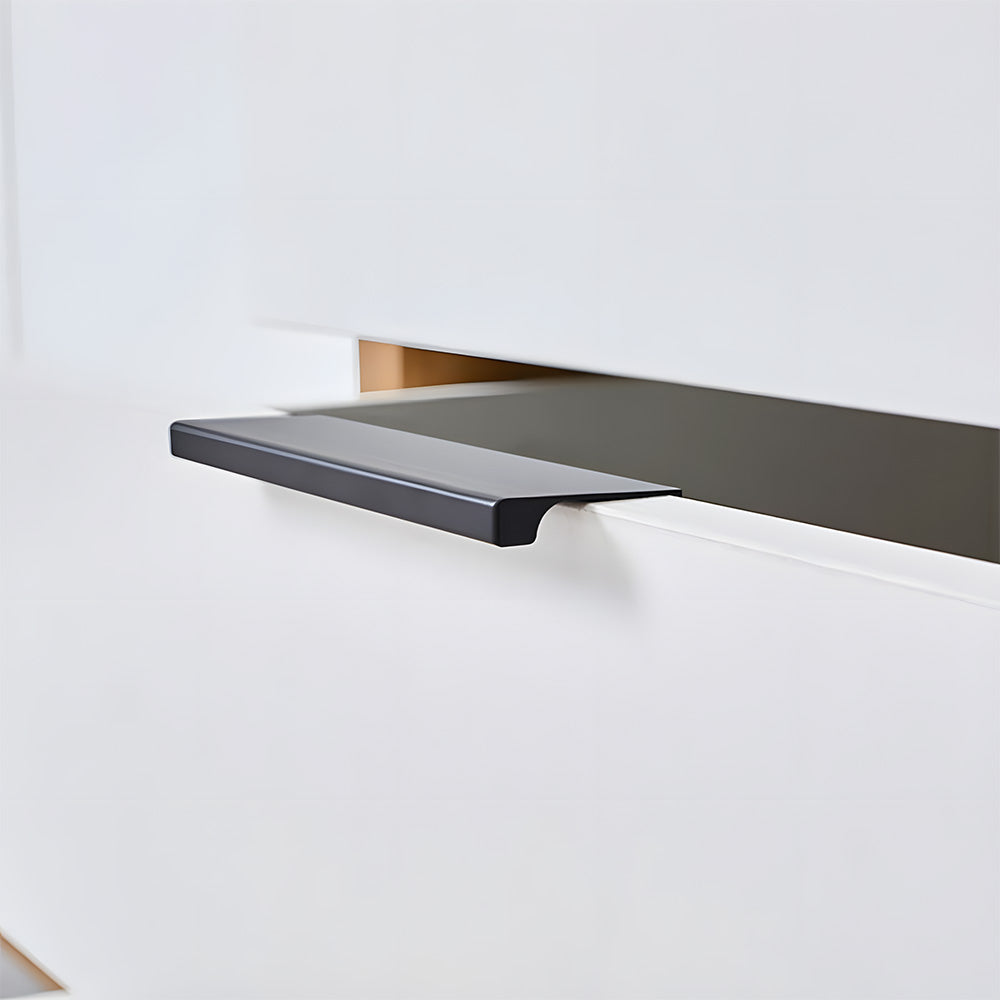 Long L-Profile Cabinet Edge Pulls for Wardrobe Doors