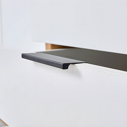 Long L-Profile Cabinet Edge Pulls for Wardrobe Doors
