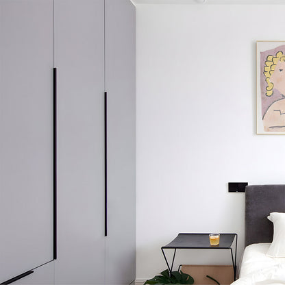 Long L-Profile Cabinet Edge Pulls for Wardrobe Doors