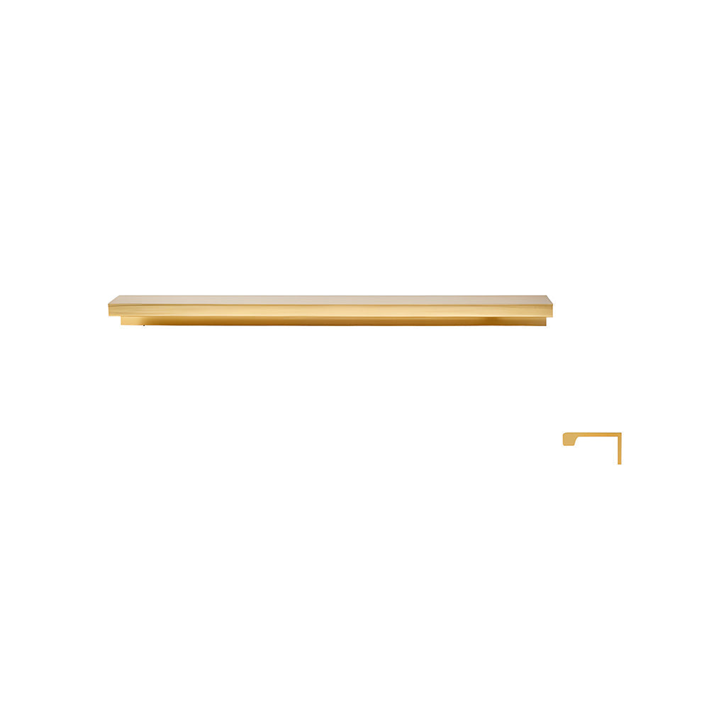 Long L-Profile Cabinet Edge Pulls for Wardrobe Doors