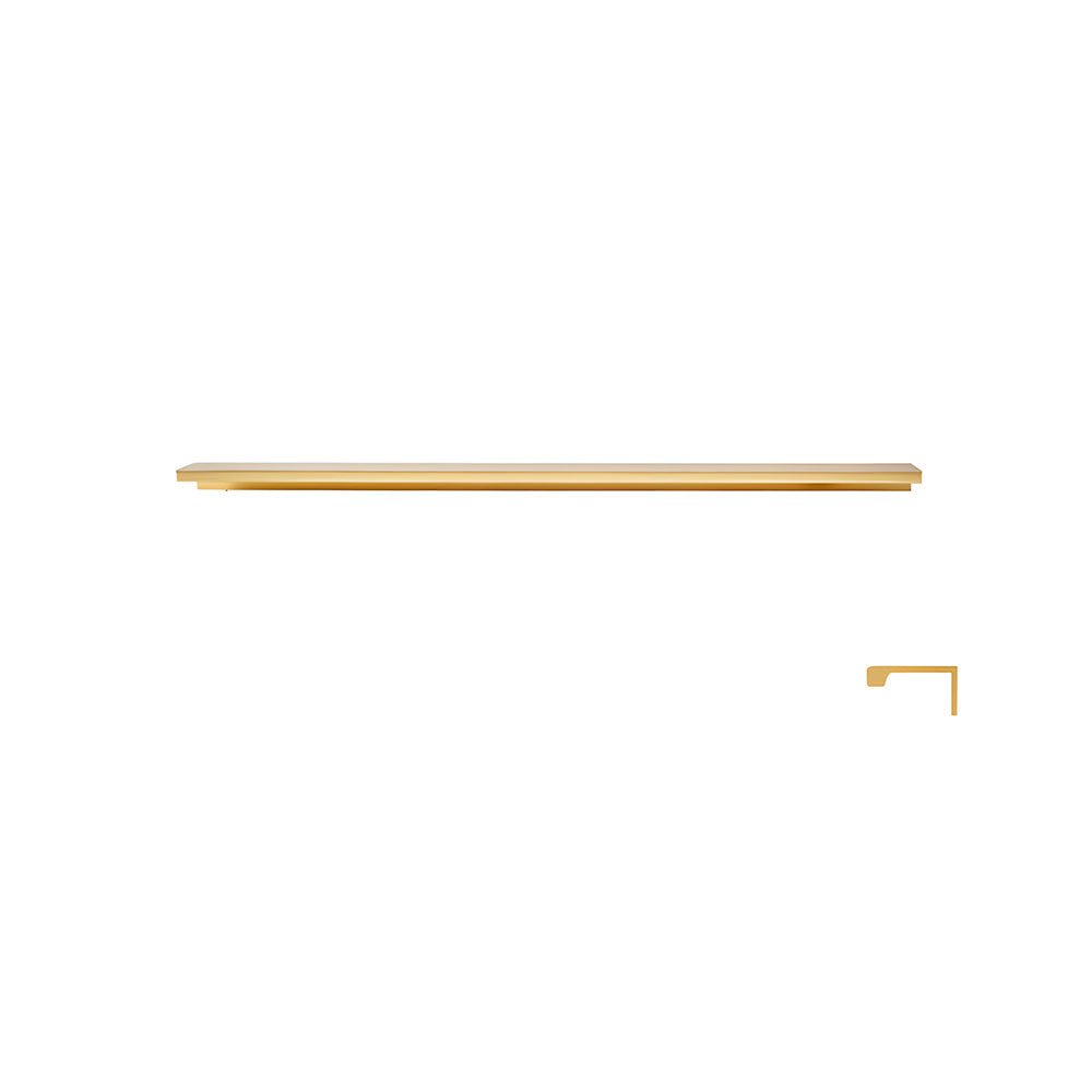 Long L-Profile Cabinet Edge Pulls for Wardrobe Doors