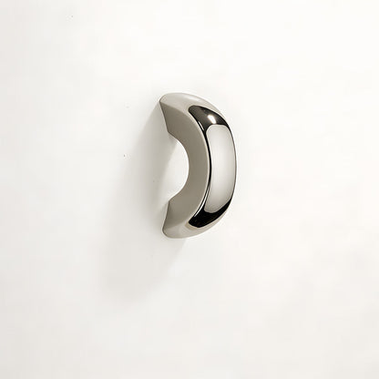 Mid-Century Crescent Single-Hole Cabinet Pulls
