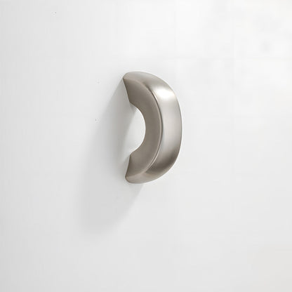 Mid-Century Crescent Single-Hole Cabinet Pulls