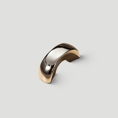 Mid-Century Crescent Single-Hole Cabinet Pulls