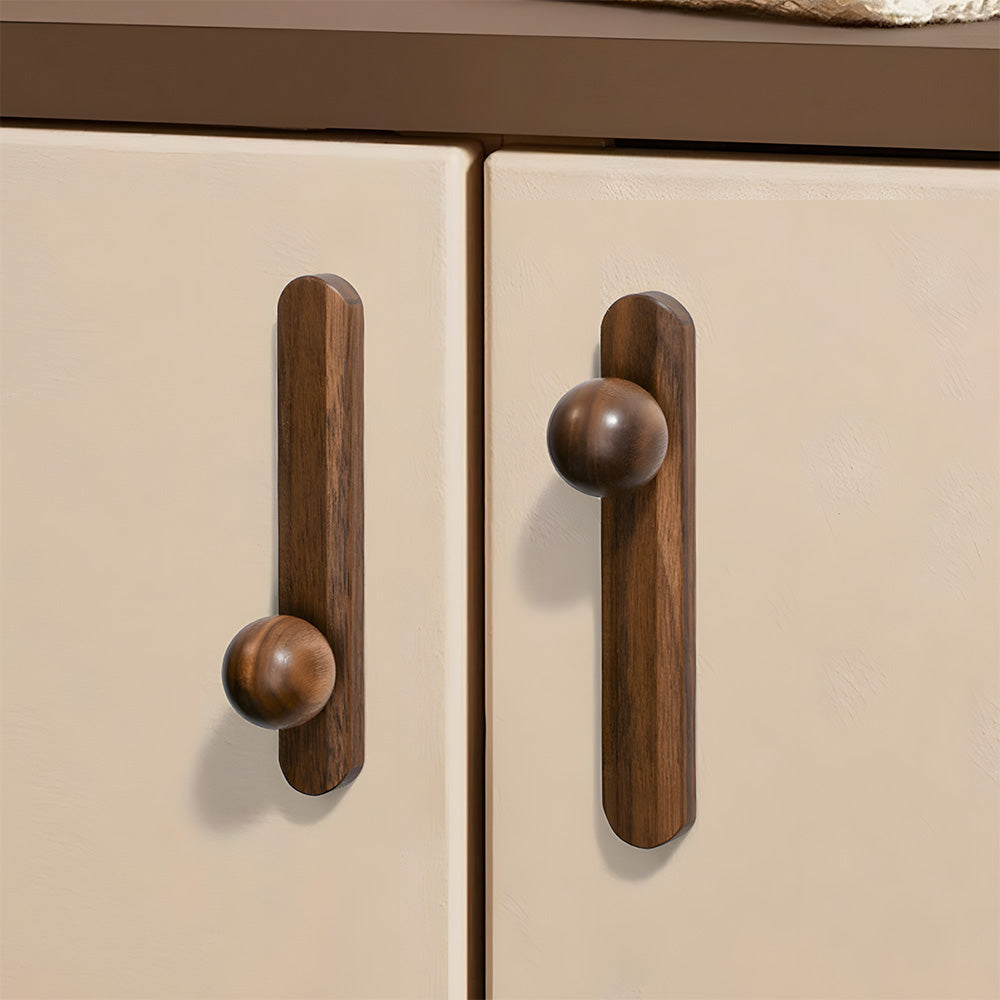 Natural Wood Cabinet Pulls and Knobs