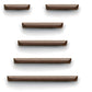 Minimalist Walnut Wood Cabinet Pulls