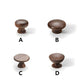 Minimalist Walnut Wood Cabinet Pulls