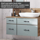 Matte Black Round Bar Cabinet Pulls and T-Bar Knobs