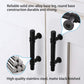 Matte Black Round Bar Cabinet Pulls and T-Bar Knobs
