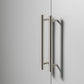 Silver Knurled Cabinet Handles and Knobs